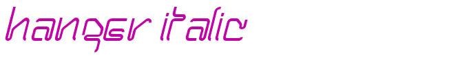 Hanger Italic